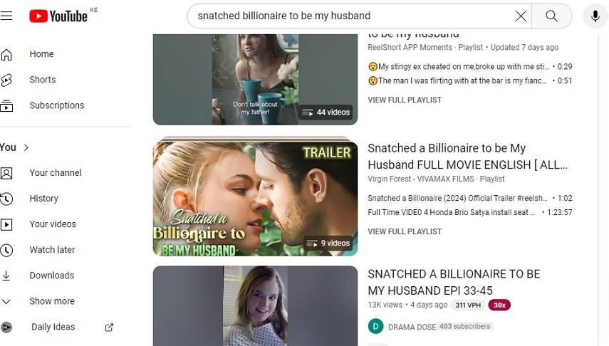 유튜브에서 내 남편이 되기 위해 억만장자를 낚아챘습니다