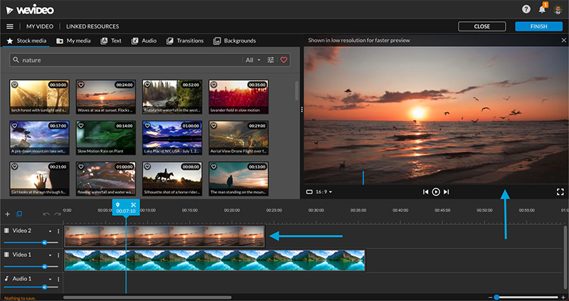 wevideo is a free webm editor online