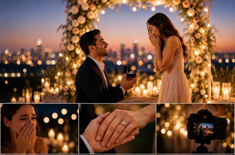 por que a qualidade do vídeo do pedido de casamento é importante