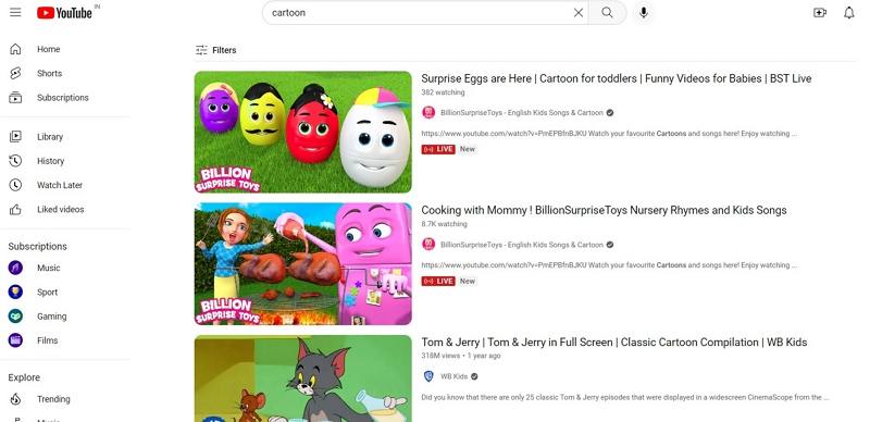 11 Best Places to Watch Cartoons Online | 100% Working and Free