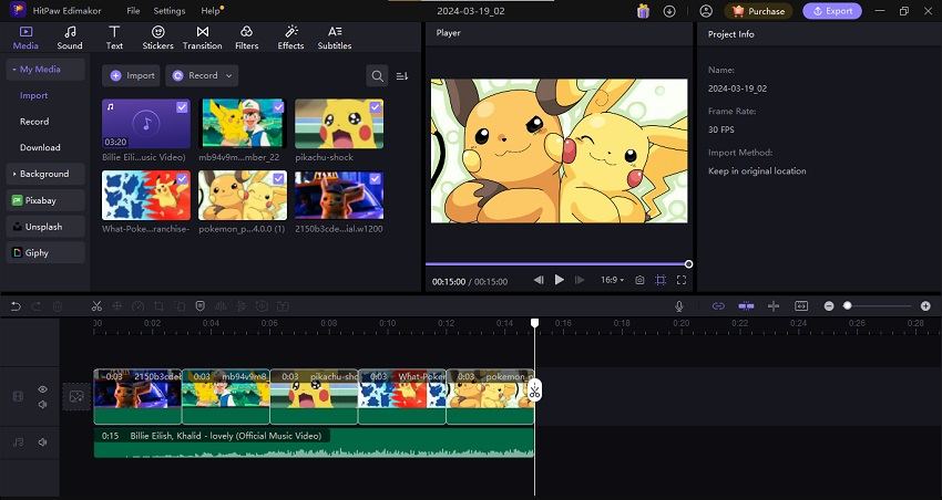 hitpaw edimakor - how to add images to mp3 files