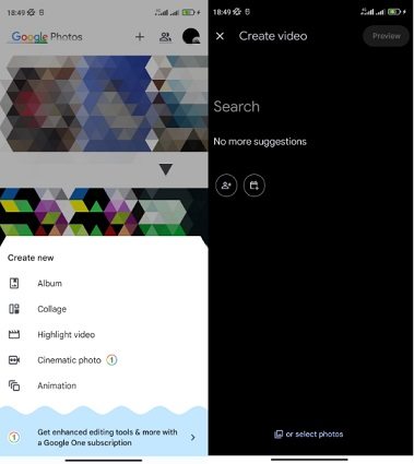 how to make a video with pictures and music on android