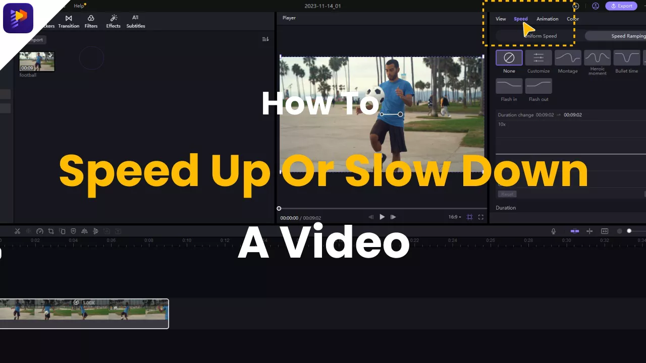 How to Speed Up or Slow Down a Video 2024
