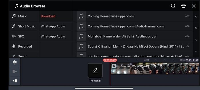 オンラインでムービーメーカーを使用して動画内の音声を置き換える
