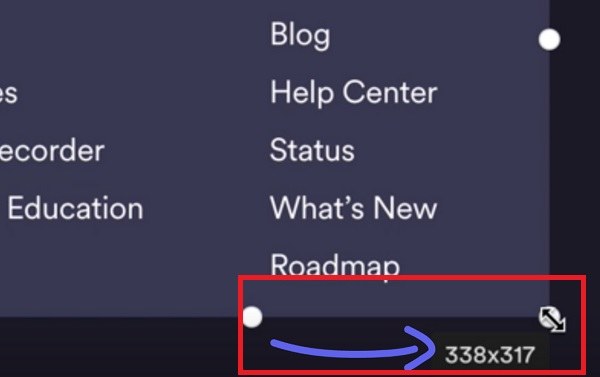 loom record video in custom size