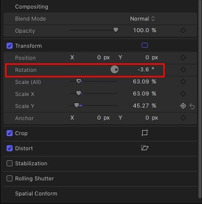 flip video in final cut pro
