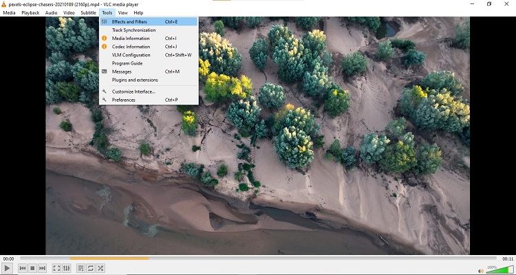 VLC 동영상 자르기