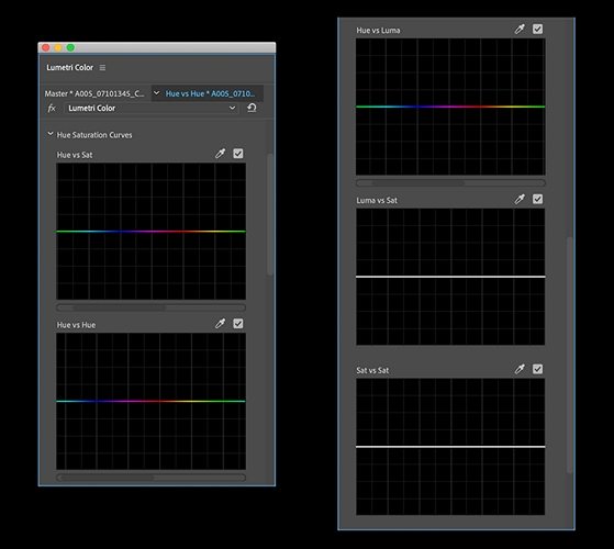 adobe Premiere curve