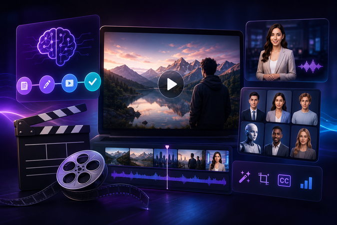 AI video production services