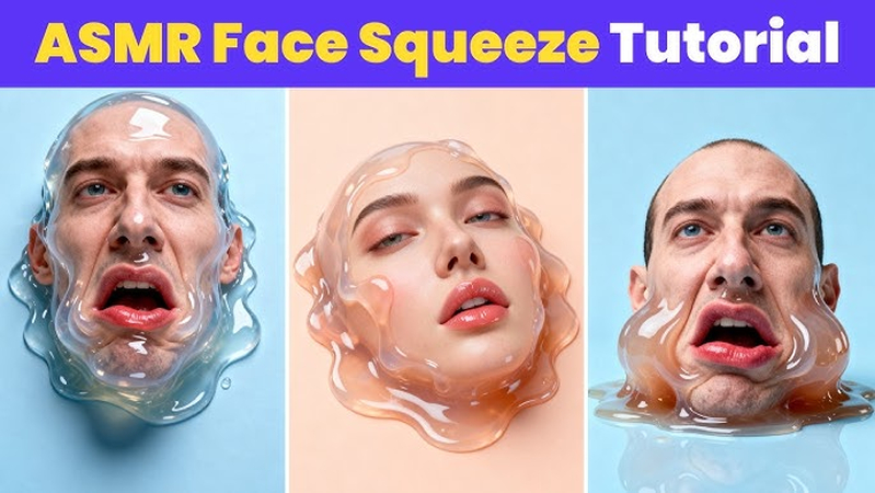 asmr face squeeze videos trending on tiktok