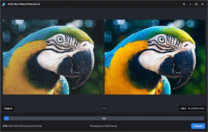 use AVCLabs video enhancer software to improve blurry video quality