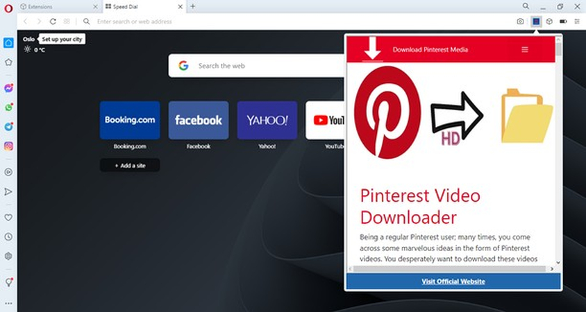Use a browser extension to force Pinterest GIFs