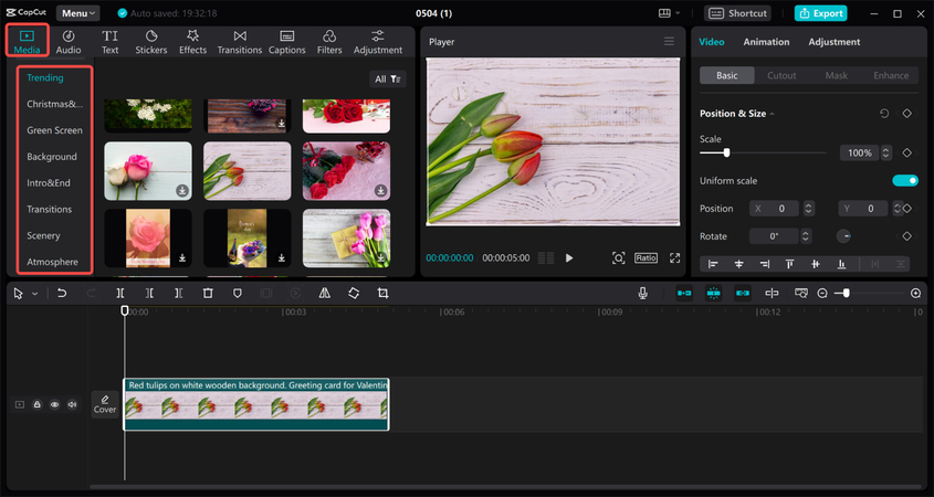 Drag-and-drop video editor