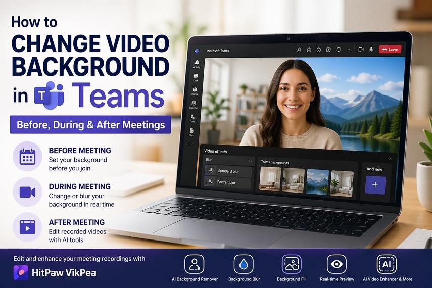 change video background in Teams