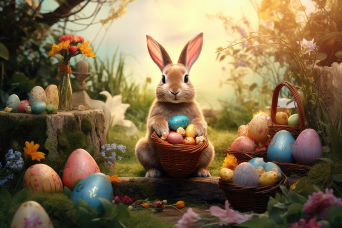 create cute Easter bunny videos