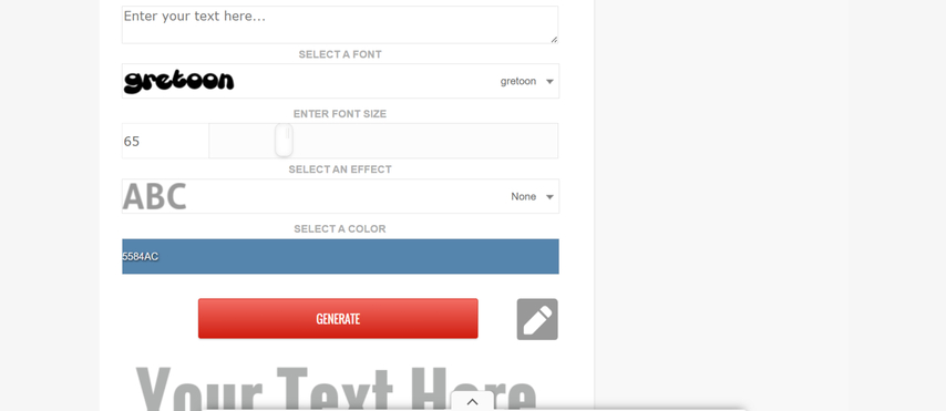 generate graffiti text with custom fonts