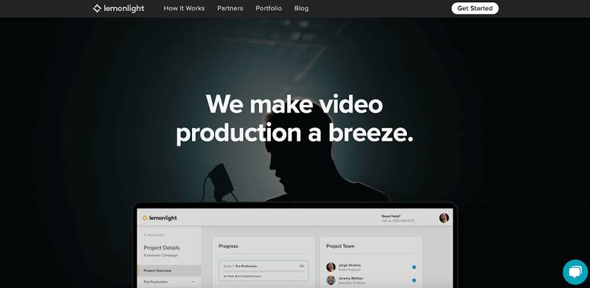 Lemonlight AI video production service for branded and commercial videos