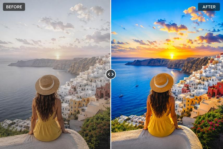 make colors pop in video