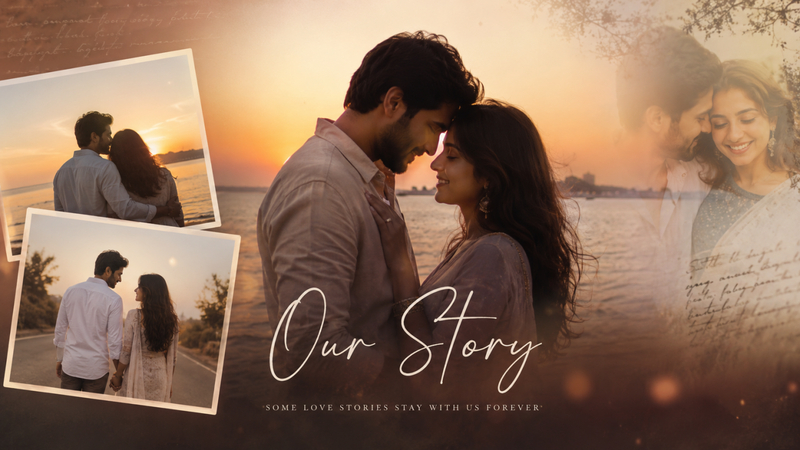 romantic movie from a couple photos