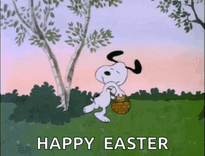 snoopy happy easter