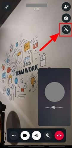 whatsapp video call effects