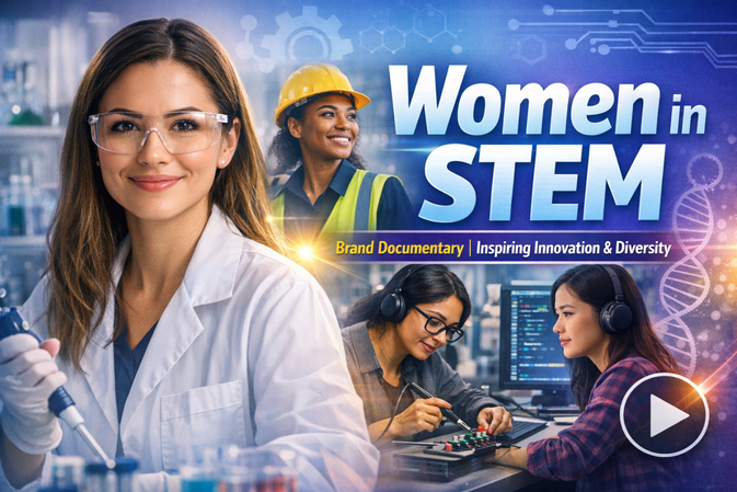 Mini documentary featuring diverse women in STEM fields