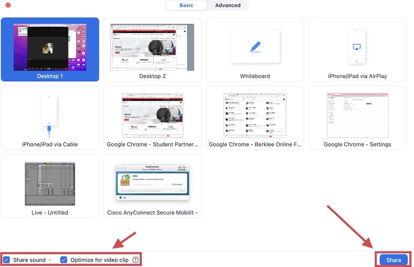 optimize zoom screen sharing settings for better quality