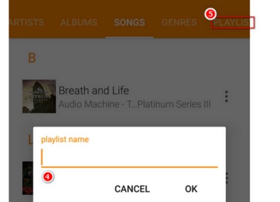 criar lista de reprodução no vlc para android