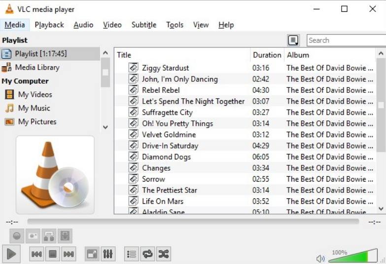 criar lista de reprodução no vlc