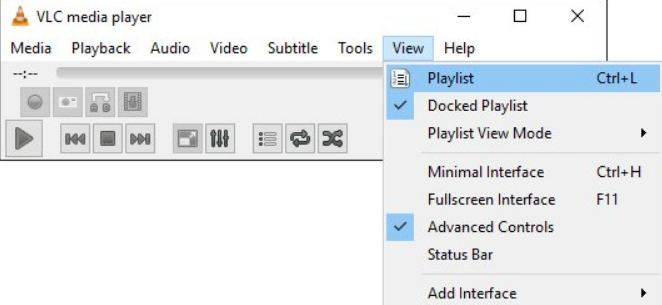 criar lista de reprodução vlc
