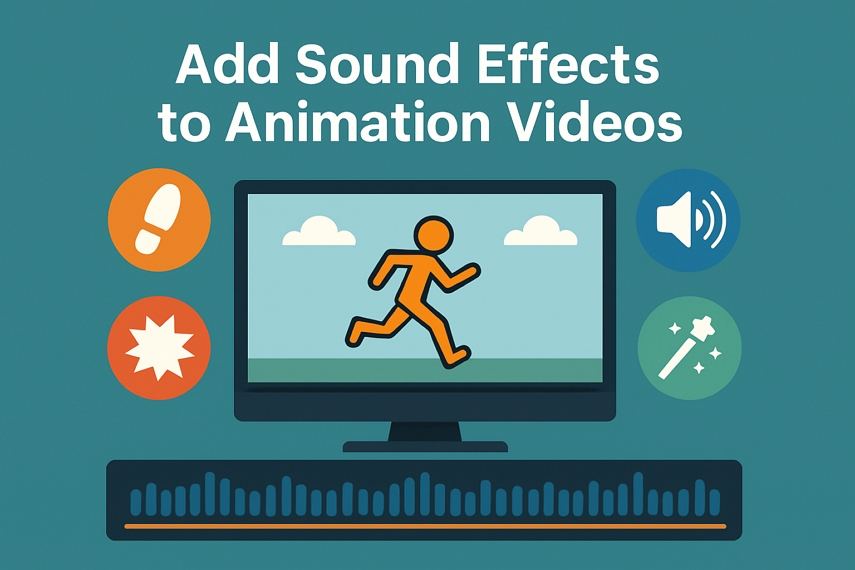 add sound effects to animation video
