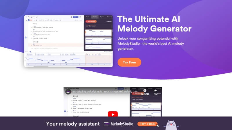 ai melody generator studio