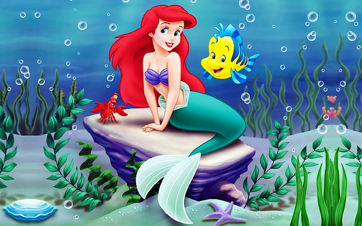 ariel red hair princess