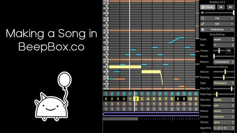 browser based chiptune music