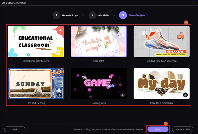 HitPaw Edimakor script to video maker ai free