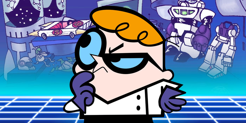 cartoon character with big glasses