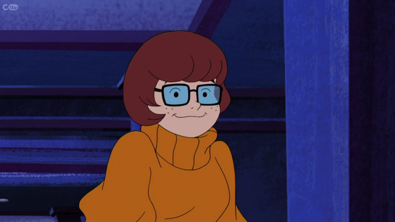 cartoon character with glasses