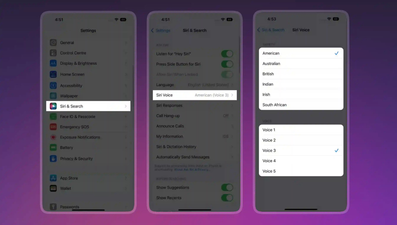 아이폰 지도에서 음성 변경