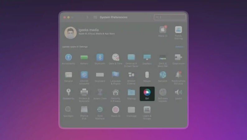 맥 지도에서 음성 변경