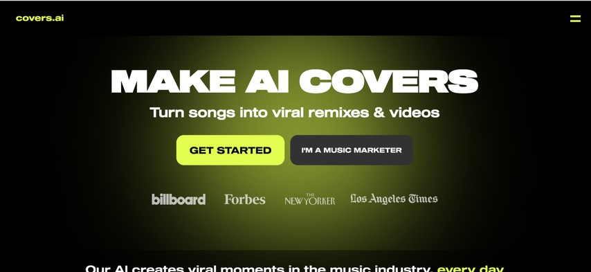 covers ai to generate voices