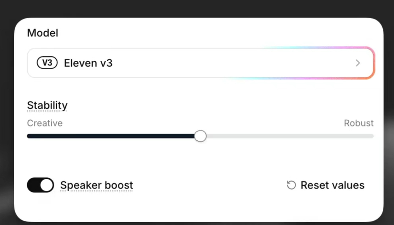elevenlabs v3