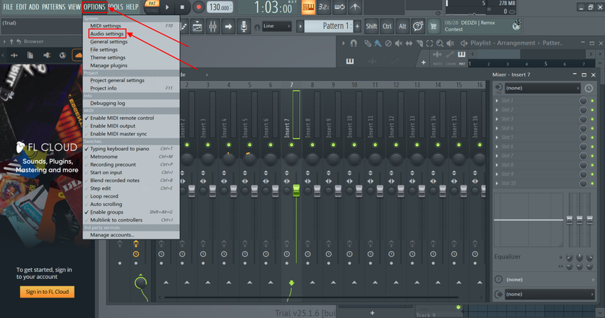select fl studio asio driver