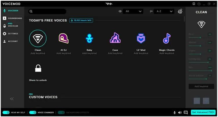 Modificador de voz GRATUITO em tempo real - Voicemod