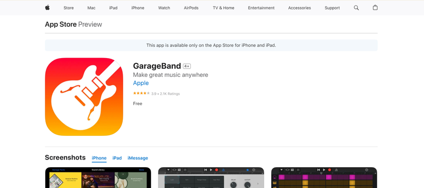 garageband app for creating iphone ringtones