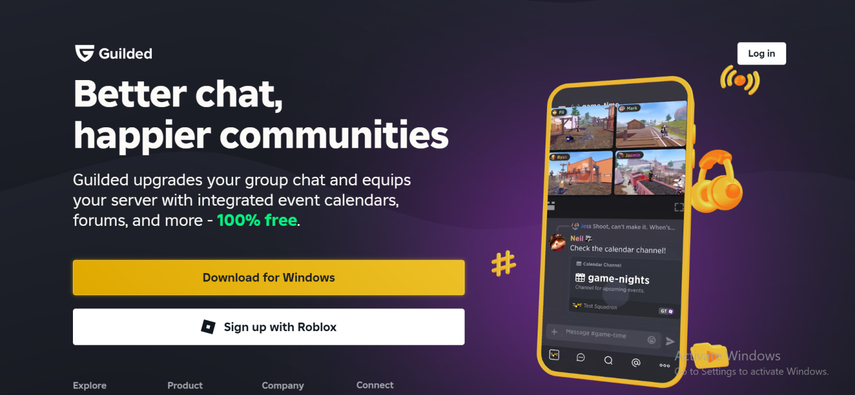 Guilded app for gamers