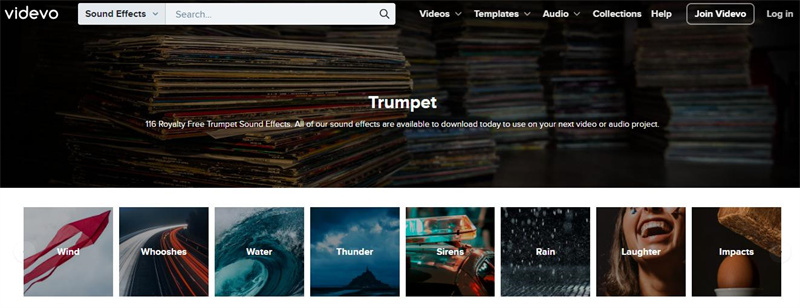 Videvo トランペット 音