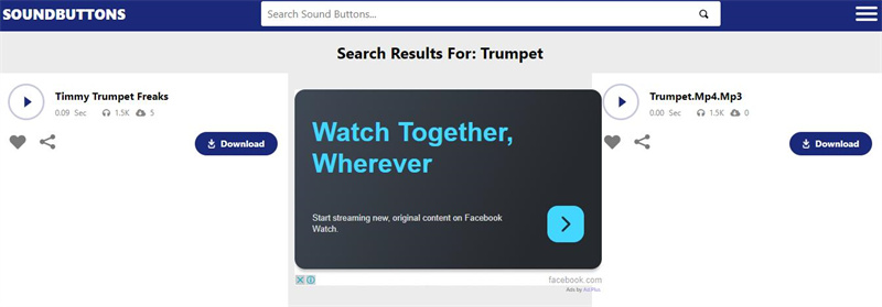 SoundButtons トランペット 音