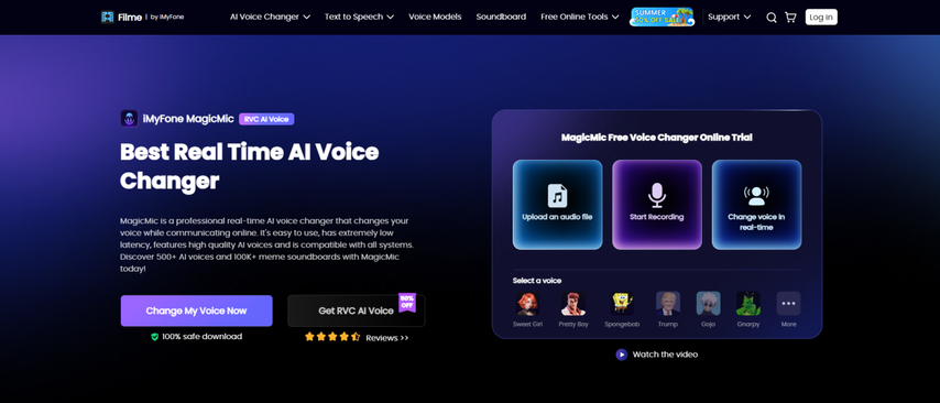 imyfone magicmic for pr3typriincess voice effects