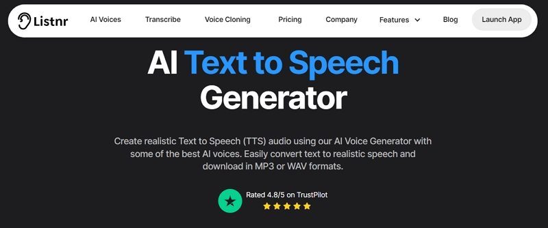 Text to Speech & AI Voice Generator - ElevenLabs
