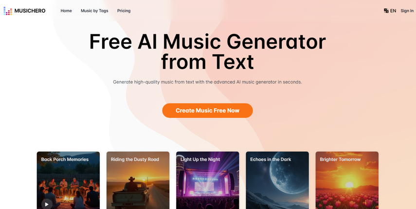 pricing plans for musichero ai users